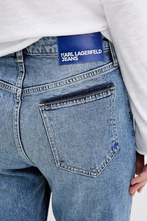 Джинси Karl Lagerfeld Jeans — SS26-SJD08E, блакитний — фото 4
