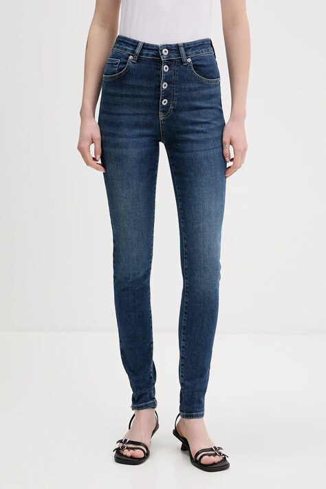 Karl Lagerfeld Jeans jeansy damskie kolor granatowy B1W10033