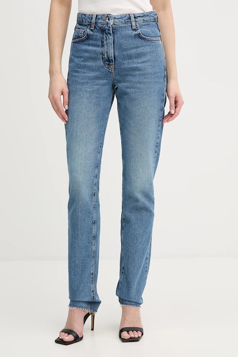 Patrizia Pepe jeansy damskie kolor niebieski 8P0828 D1WZ