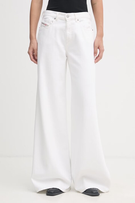 Diesel jeansy wide leg damskie 1979 D-AKEMI L.32 białe A03624.09N92