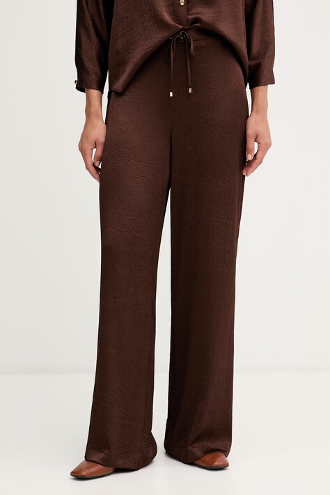 Joseph Ribkoff spodnie damskie brązowe high waist 262152