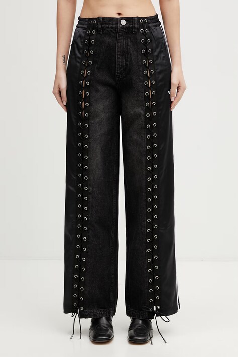 adidas Originals ravne traperice za žene crne KS3878