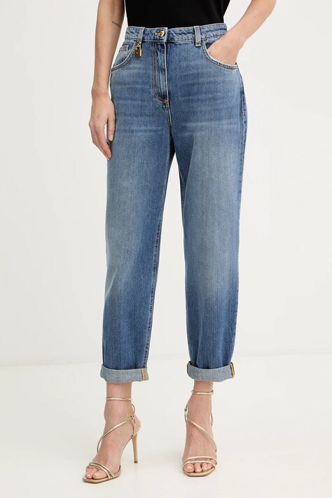 Elisabetta Franchi jeansy damskie high waist PJ27D61E2