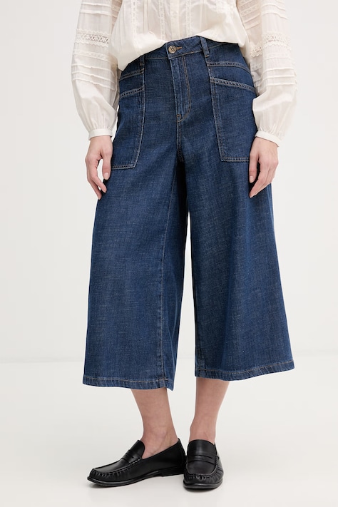 Mos Mosh pantaloncini di jeans Arge donna colore blu navy 178400