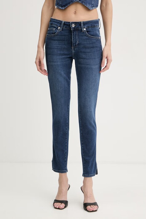 Liu Jo jeansy skinny damskie granatowe UA6012 DS085