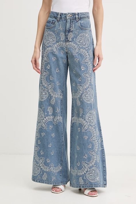 Liu Jo jeansy flare damskie niebieskie UA6147 D0313