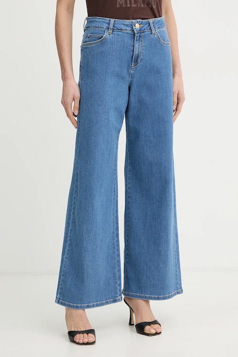 Marella jeansy Emme by Marella damskie kolor niebieski 2615181111200