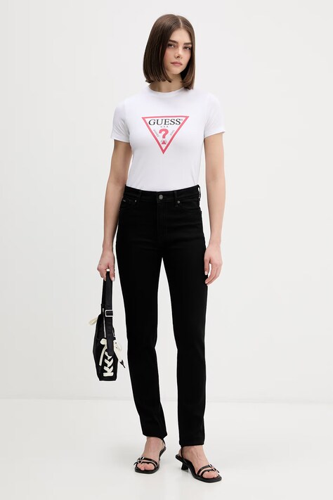 Guess Jeans джинси skinny жіночі — SS26-SJD0CE, чорний — фото 2
