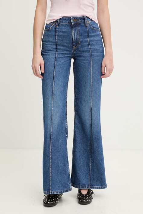 Guess Jeans jeansy damskie niebieskie W6RA0R D6334