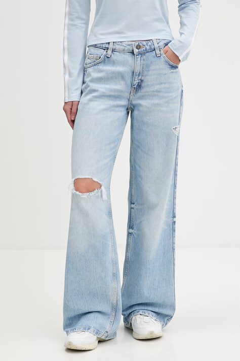 Guess Jeans jeansy damskie kolor niebieski W6RA0Y D6531