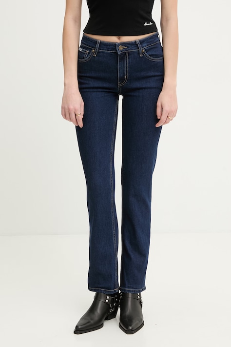 Guess Jeans straight traperice za žene mornarsko plava W6RA98 D632B