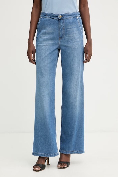 iBlues jeansy wide leg damskie NINABLUE niebieskie 2617181151200