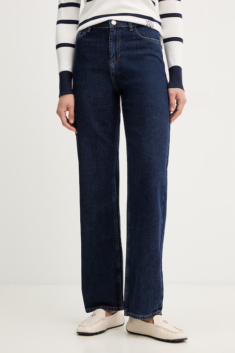 Trussardi jeansy damskie high waist P4409300336N