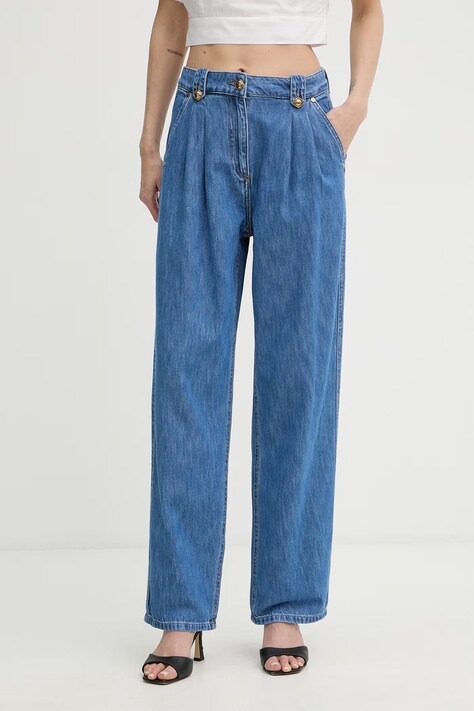Luisa Spagnoli jeansy relaxed fit damskie Allieva niebieskie 542992