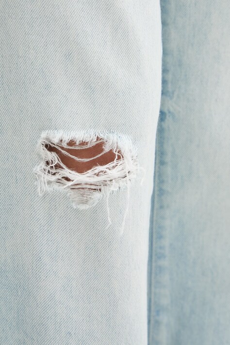 Guess Jeans джинси straight жіночі — SS26-SJD0F1, блакитний — фото 4