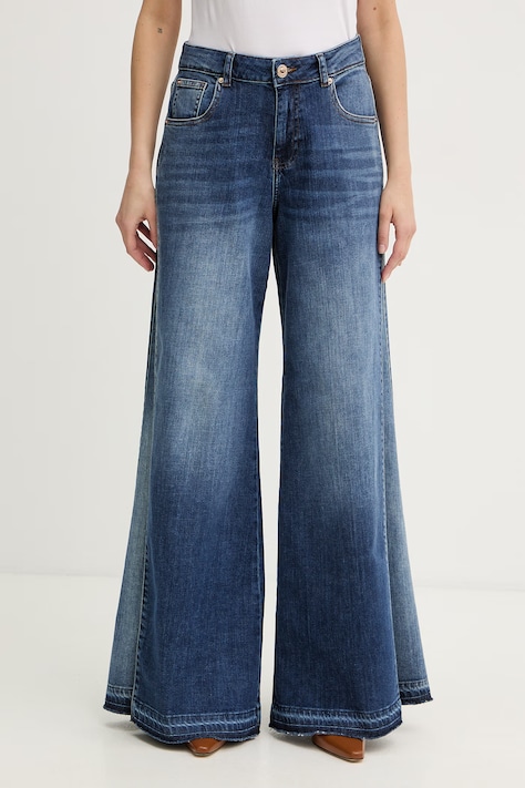 Fracomina jeansy flare damskie granatowe FP26SV3011D401W7