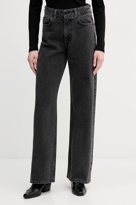 United Colors of Benetton jeansy damskie kolor szary 4YDCDE02Y