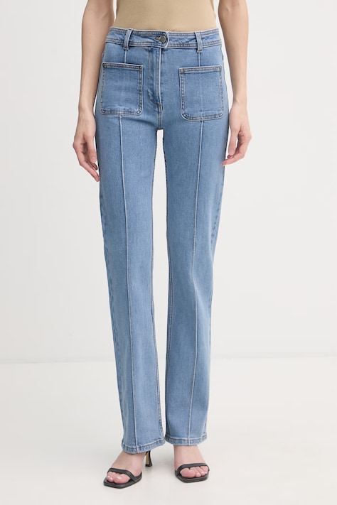 United Colors of Benetton Flare traperice za žene plave 4S90DF0AX