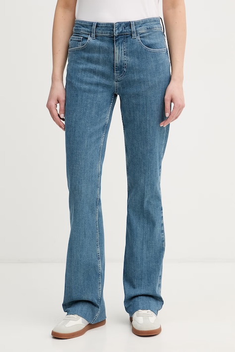 United Colors of Benetton bootcut džíny dámské modré 4VNZDF0AR