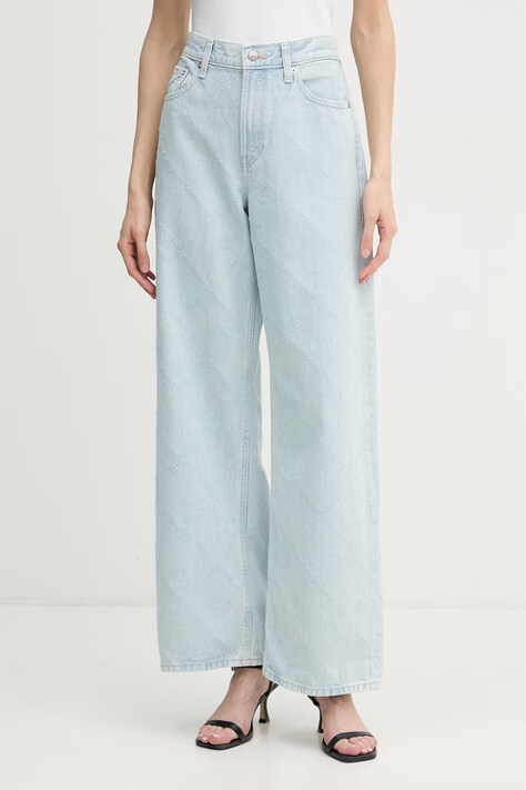 Calvin Klein Jeans ženske kavbojke modre LV047F495G