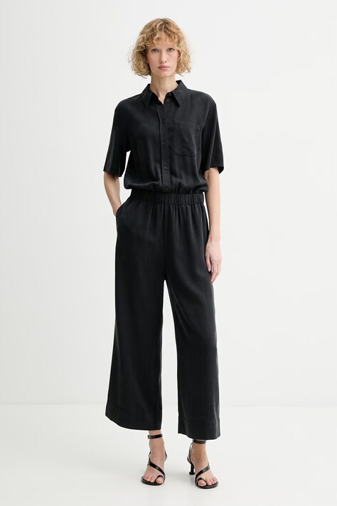 Marc O'Polo kombinezon damski z lyocellu czarny 5000009665