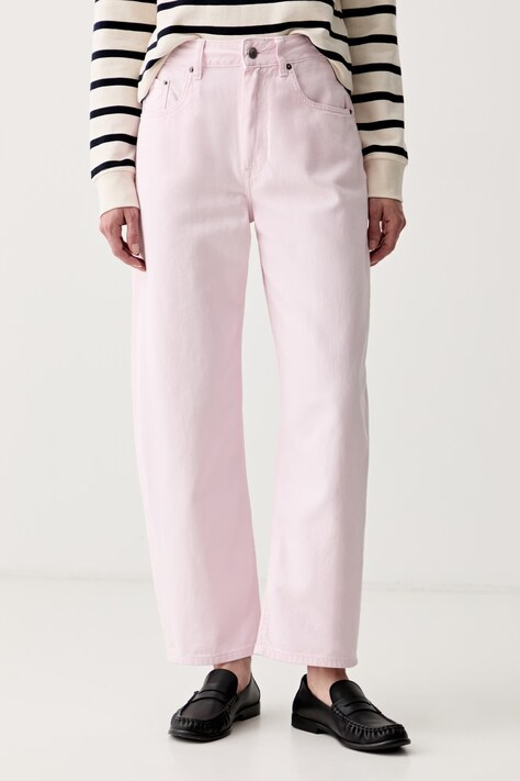 Tommy Hilfiger дънки barrel дамски розови WW0WW48546
