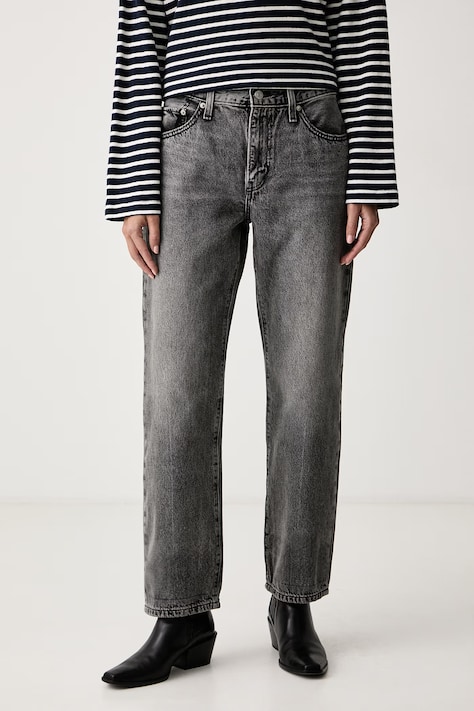 Levi's Blugi relaxed fit pentru femei EASY DAD gri 005DC