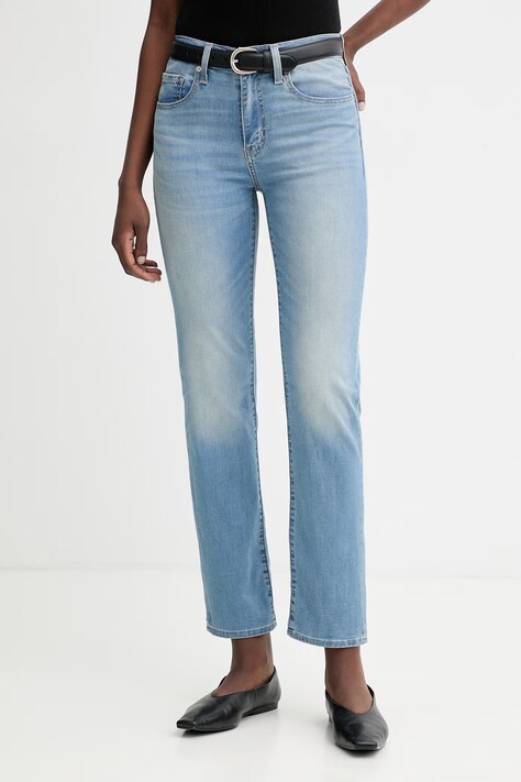 Levi's jeansy 724 HIGH RISE STRAIGHT damskie high waist 18883-0441