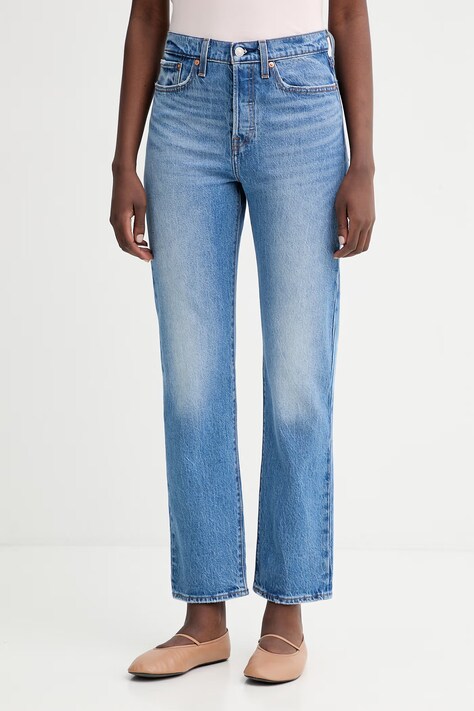 Levi's jeansy WEDGIE STRAIGHT damskie high waist 34964-0278