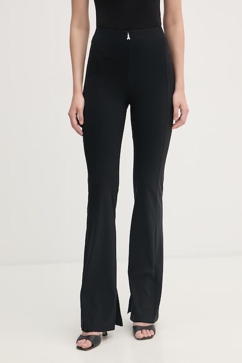 Patrizia Pepe spodnie damskie czarne high waist 2P1766 JZ26