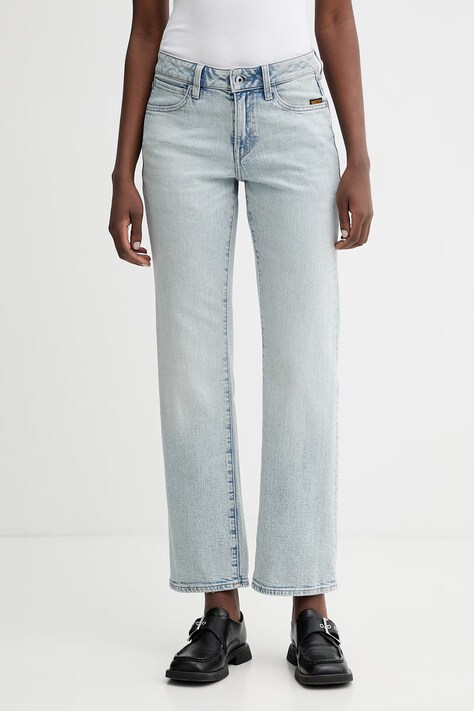 G-Star jeansy G-Straight damskie high waist D26163-E205