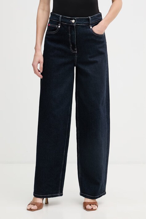 Max&Co. jeansy relaxed fit damskie MCOCRUSCA granatowe 2616181013200