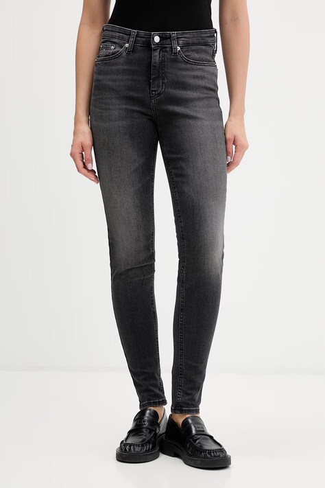 Tommy Jeans jeansy skinny damskie czarne DW0DW22661