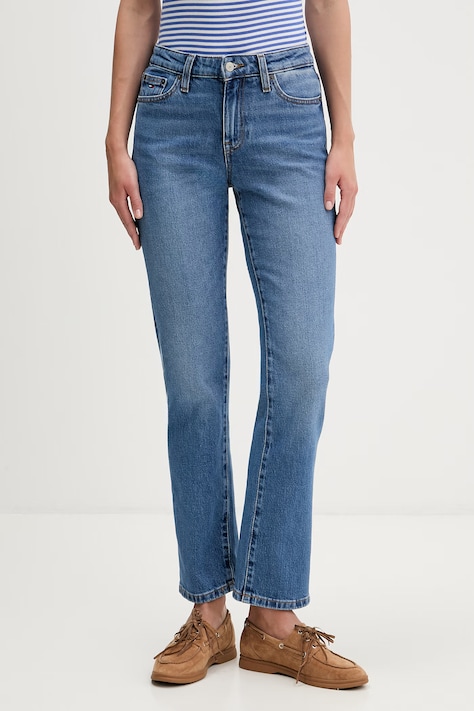 Tommy Jeans jeansy slim fit damskie niebieskie DW0DW23016