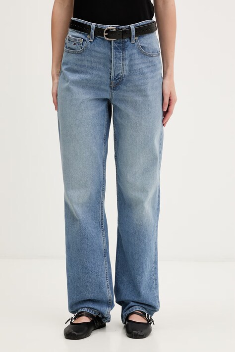 Tommy Jeans jeansy damskie niebieskie DW0DW23028