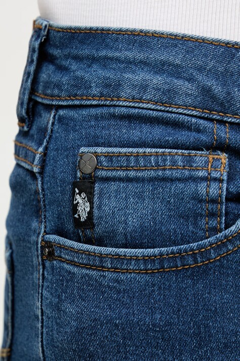 U.S. Polo Assn. джинси straight жіночі USPA LONG LEG STRAIGHT FIT — фото 4