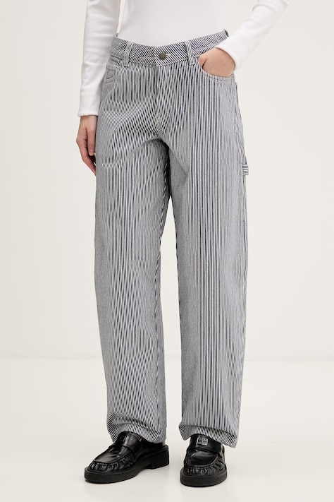 Dickies jeansy relaxed fit damskie niebieskie DK0A8842RI21