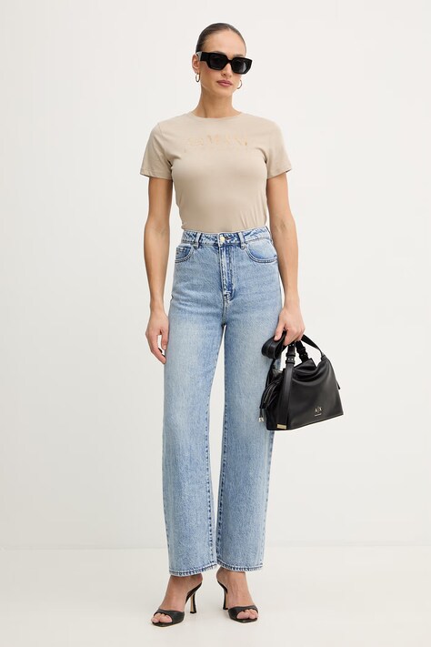 Armani Exchange джинси relaxed fit жіночі — SS26-SJD0O8, блакитний — фото 2