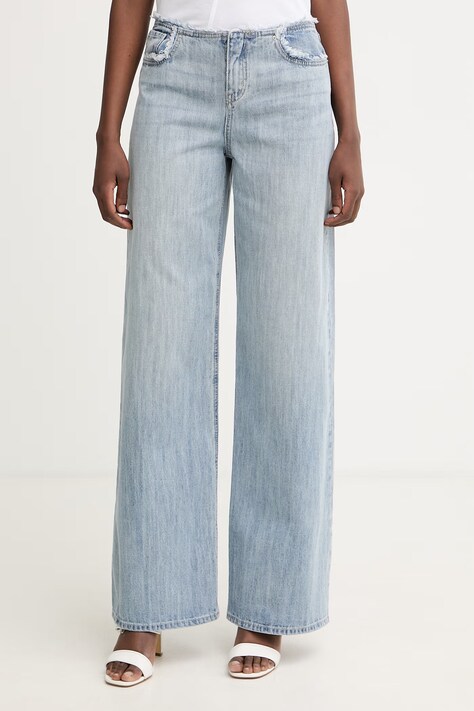 Armani Exchange loose traperice za žene plave XW002274 AF21348