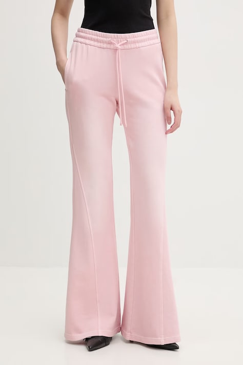 Miss Sixty spodnie dresowe damskie bawełniane różowe 6M1PJ51500