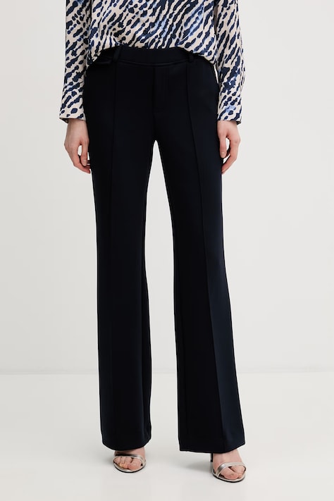 OUI spodnie damskie granatowe high waist 96564