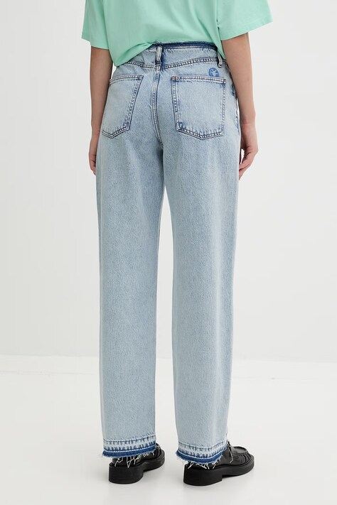 HUGO Blue джинси loose жіночі Leni_7_B — SS26-SJD0PL, блакитний — фото 3