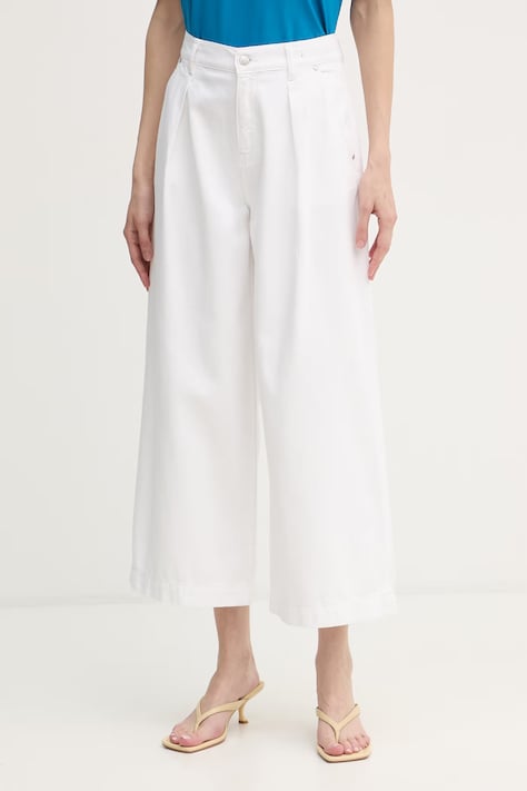 Joop! jeansy wide leg damskie białe 30102760