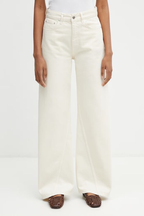 Anine Bing BRIE JEAN krem relaxed fit ženske traperice bež A.06.12211.YLW31