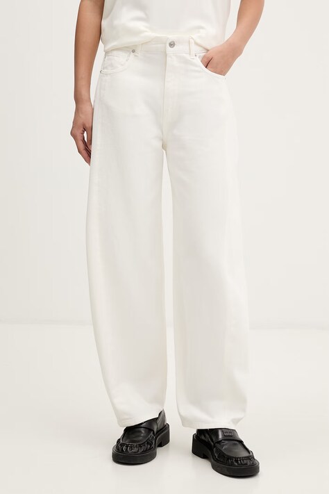 ViCOLO jeansy relaxed fit damskie beżowe DAB5150