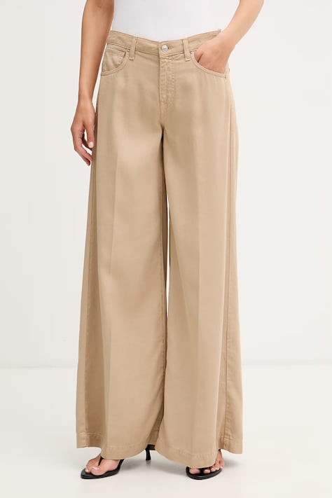 ViCOLO blugi wide leg pentru femei bej DAB5151