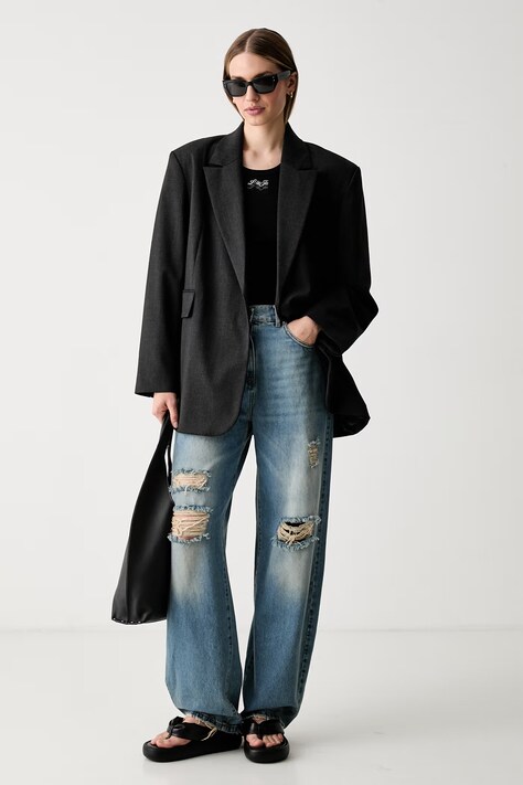 Haveone джинси relaxed fit жіночі — SS26-SJDZZA, блакитний — фото 2