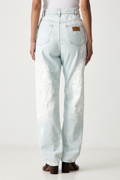 MM6 Maison Margiela джинси mom fit жіночі — фото 3