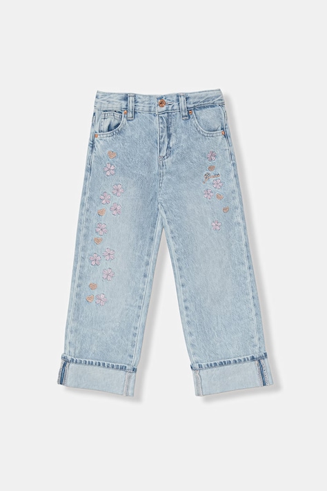 Guess jeansy straight dziecięce niebieskie K6GA02 D45E0