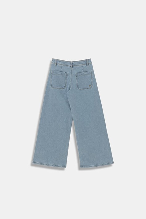 United Colors of Benetton джинси wide leg дитячі — SS26-SJG022, блакитний — фото 2